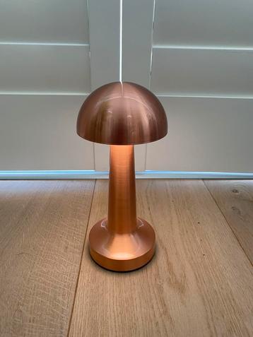 Oplaadbare Tafellamp brons