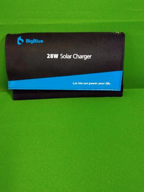 NIEUW! BigBlue zonnelader opvouwbaar 28W € 55,99, Hobby en Vrije tijd, Elektronica-componenten, Zo goed als nieuw, Ophalen of Verzenden