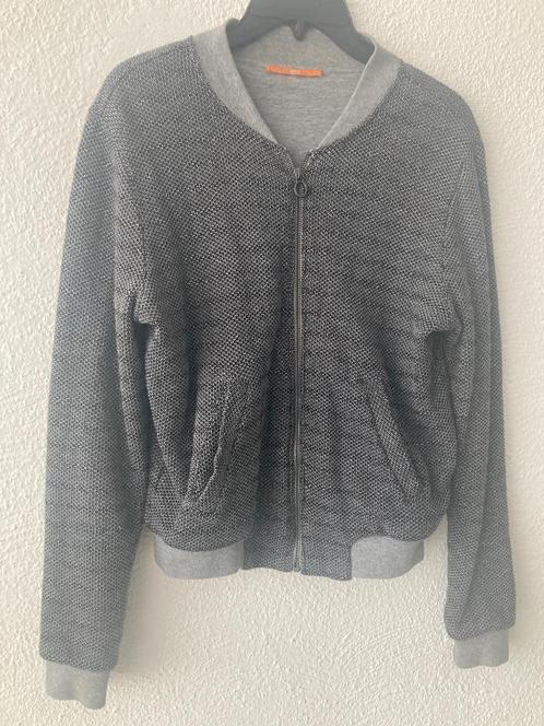 Boss Hugo Boss jas bomber lurex zilver grijs, Kleding | Dames, Jasjes, Kostuums en Pakken, Zo goed als nieuw, Jasje, Maat 36 (S)