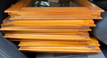 Ikea Ivar glazen massief houten vitrine deurtjes compleet - afbeelding 2 Ikea Ivar glazen massief houten vitrine deurtjes compleet - afbeelding 2