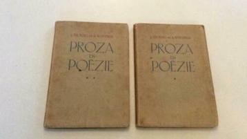 Proza en Poezie, J ter Borg en A Wiersinga, deel 1 en 2