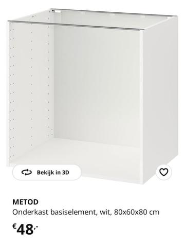 Metod ikea keukenkast 80cm - afbeelding 1 Metod ikea keukenkast 80cm - afbeelding 1
