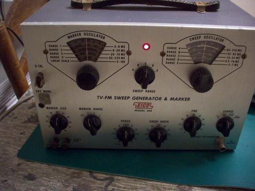 EICO type 368 TV-FM Sweep generator en marker., Doe-het-zelf en Verbouw, Meetapparatuur, Gebruikt, Ophalen of Verzenden