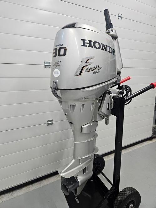 Honda 30 pk buitenboordmotor langstaart elektrisch gestart, Watersport en Boten, Buiten- en Binnenboordmotoren, Gebruikt, Benzine