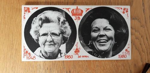 MOSA TEGELTJE: KONINGIN JULIANA & BEATRIX TROONOPVOLGING, Verzamelen, Koninklijk Huis en Royalty, Gebruikt, Overige typen, Nederland