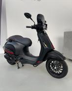 Nieuw! VESPA SPRINT e5 45km Black & Red INDO MONO SEAT