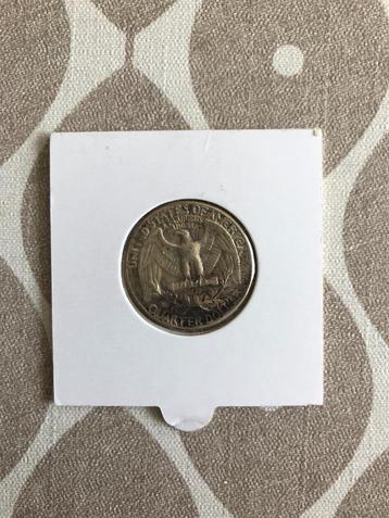 USA quarter dollar 1964 zilver