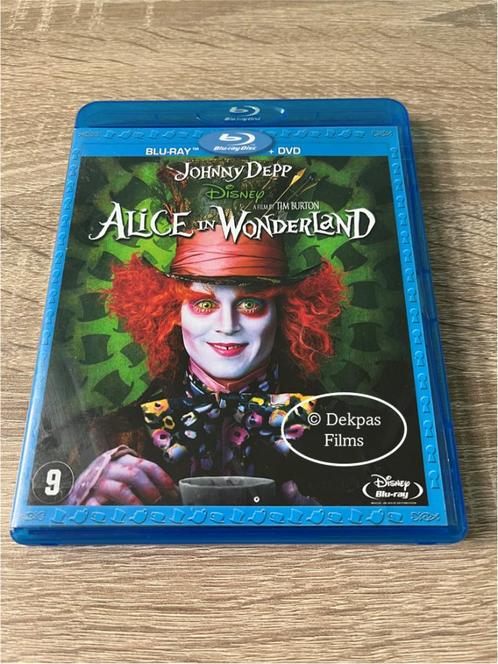 Blu-ray + Dvd Alice in Wonderland - Johnny Depp, Cd's en Dvd's, Blu-ray, Science Fiction en Fantasy, Ophalen of Verzenden