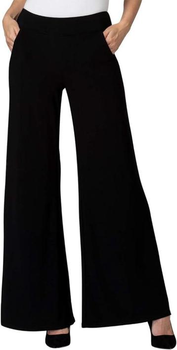 Joseph Ribkoff zwarte travelstof broek wide legs 40 nr 44791