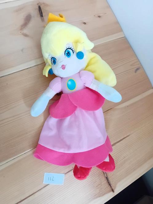 Super Mario Princess Peach knuffel, Kinderen en Baby's, Speelgoed | Knuffels en Pluche, Gebruikt, Ophalen of Verzenden