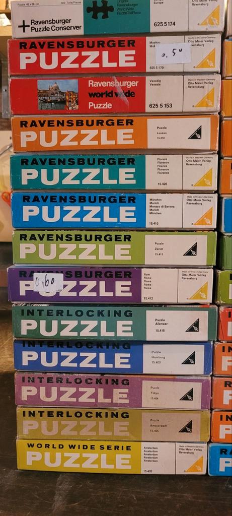 World Wide Serie Puzzles Ravenburger 26 stuks, Hobby en Vrije tijd, Denksport en Puzzels, Gebruikt, Legpuzzel, Minder dan 500 stukjes