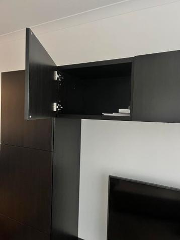IKEA BESTÅ TV-meubel combinatie bruin/zwart zeer goede staat - afbeelding 5 IKEA BESTÅ TV-meubel combinatie bruin/zwart zeer goede staat - afbeelding 5