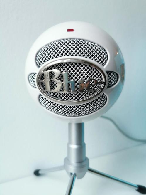 Blue Snowball Microfoon Wit (NIEUW) | podcast mic+USB-kabel, Muziek en Instrumenten, Microfoons, Nieuw, Overige typen, Ophalen of Verzenden