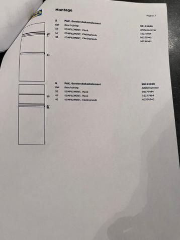 Grote IKEA PAX kledingkast met schuifdeuren - 500x236 cm - afbeelding 9 Grote IKEA PAX kledingkast met schuifdeuren - 500x236 cm - afbeelding 9