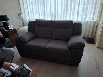 Antraciet Twee Zits Bank - Gratis Ophalen