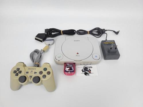 Playstation One Console + Sony Controller + Memory card, Spelcomputers en Games, Spelcomputers | Sony PlayStation 1, Gebruikt