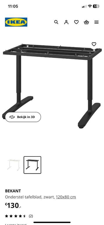 Bekant Ikea bureau - donker bruin - afbeelding 7 Bekant Ikea bureau - donker bruin - afbeelding 7