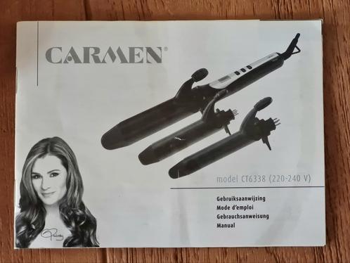 Carmen Krultang 3-in-1 Celebrity CT6338, Sieraden, Tassen en Uiterlijk, Uiterlijk | Haarverzorging, Zo goed als nieuw, Ophalen of Verzenden