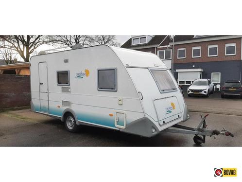 Eifelland Sunshine 440 tf BOVAG FRANS BED, Caravans en Kamperen, Caravans, Bedrijf, tot en met 4, 750 - 1000 kg, Treinzit, Eifelland