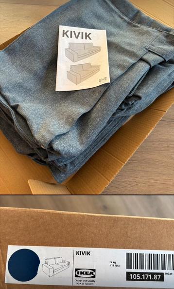 Ikea Kivik hoes voor 2 zitsbank in gunnared blauw nieuw - afbeelding 1 Ikea Kivik hoes voor 2 zitsbank in gunnared blauw nieuw - afbeelding 1