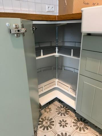 IKEA METOD hoekonderkast carrousel – Stensund saliegroen - afbeelding 1 IKEA METOD hoekonderkast carrousel – Stensund saliegroen - afbeelding 1