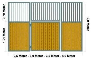 Paardenstal wanden 