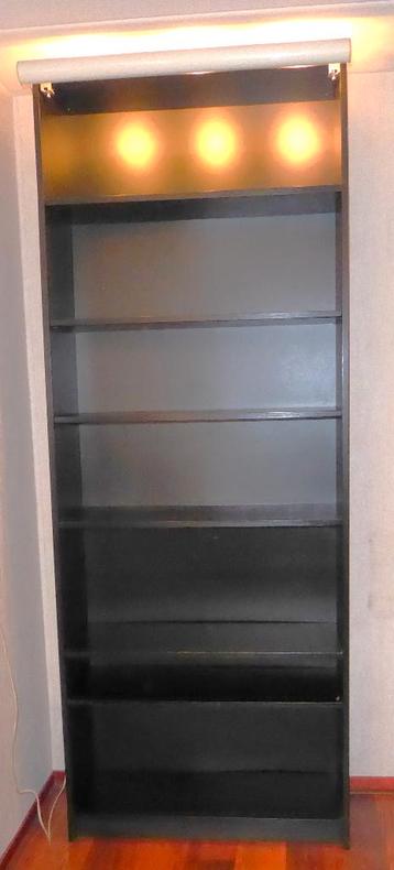 Ikea Billy kast met opzet stuk en lamp - afbeelding 1 Ikea Billy kast met opzet stuk en lamp - afbeelding 1