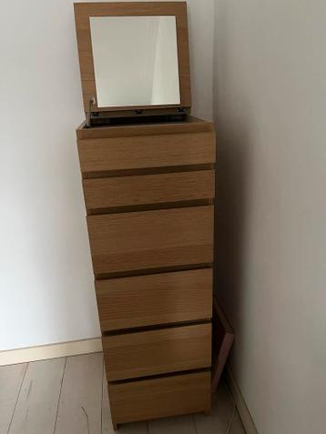 IKEA Malm ladekast met spiegel - afbeelding 4 IKEA Malm ladekast met spiegel - afbeelding 4