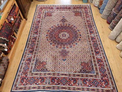 Vintage handgeknoopt perzisch tapijt moud 317x204, Huis en Inrichting, Stoffering | Tapijten en Kleden, Gebruikt, 200 cm of meer