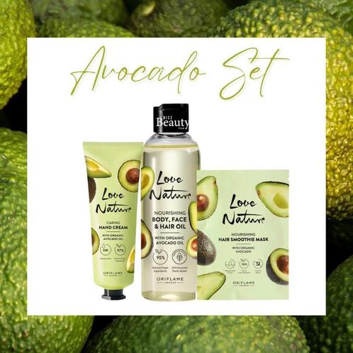 Avocado Set, Sieraden, Tassen en Uiterlijk, Uiterlijk | Lichaamsverzorging, Nieuw, Ophalen of Verzenden