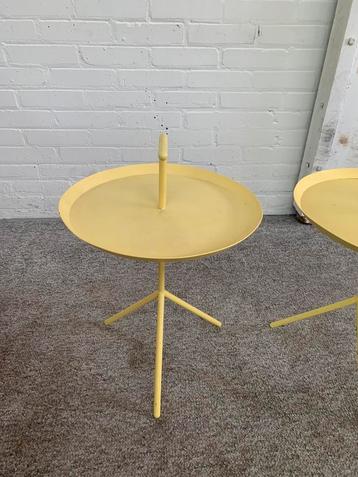 Tafel twee vintage Hay Bijzettafels Don't leave me Geel