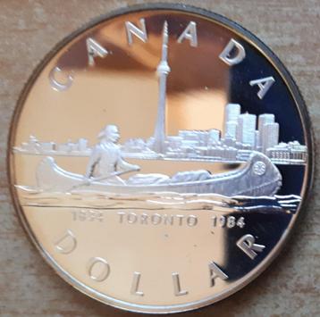 Canada, 1 Dollar 1984 - zilver Proof