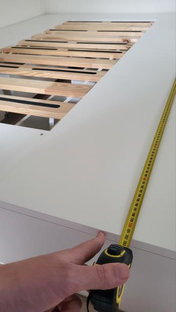 Wit Nordli bed met lades IKEA - afbeelding 4 Wit Nordli bed met lades IKEA - afbeelding 4
