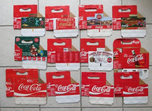 12 Amerikaanse Coca-Cola cartons Sixpacks etc Olympische Spe, Verzamelen, Merken en Reclamevoorwerpen, Gebruikt, Gebruiksvoorwerp