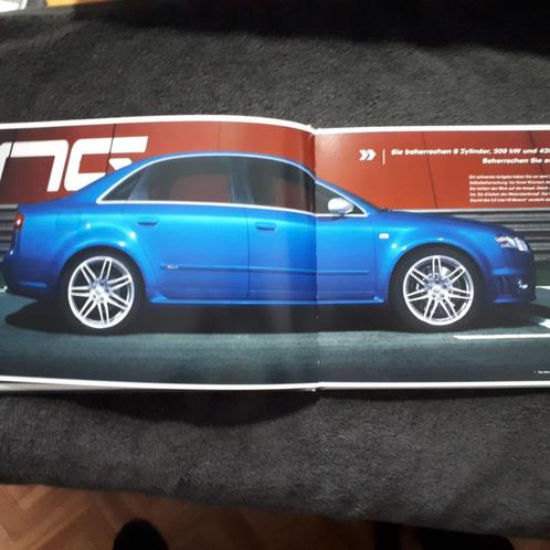 Autobrochure Audi RS4 brochure Harde kaft 2005 RS 4 Sport, Boeken, Auto's | Folders en Tijdschriften, Nieuw, Audi, Verzenden