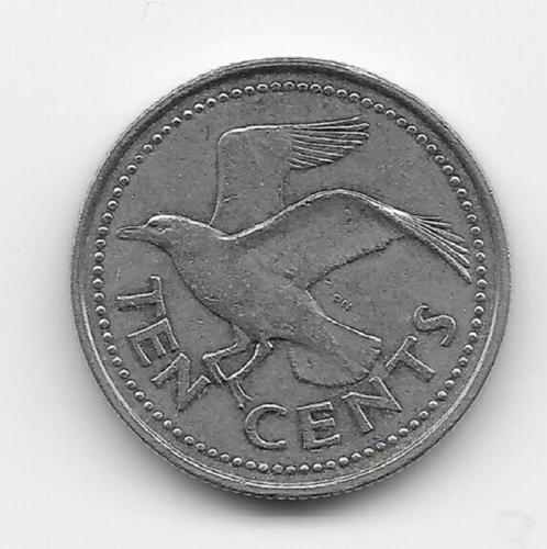 Barbados 10 cents 2003 KM# 12, Postzegels en Munten, Munten | Amerika, Losse munt, Midden-Amerika, Verzenden