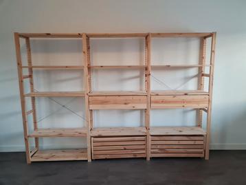 Ikea Ivar Stellingkast - Massief Grenen - afbeelding 1 Ikea Ivar Stellingkast - Massief Grenen - afbeelding 1