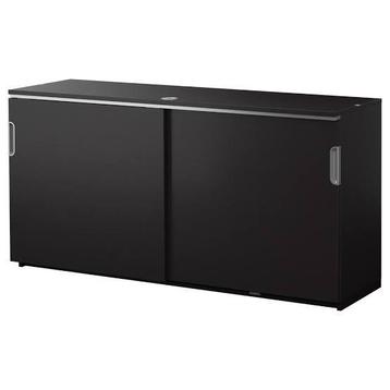 Ikea Galant Zwarte bruin schuifdeurkast - Modern design - afbeelding 1 Ikea Galant Zwarte bruin schuifdeurkast - Modern design - afbeelding 1