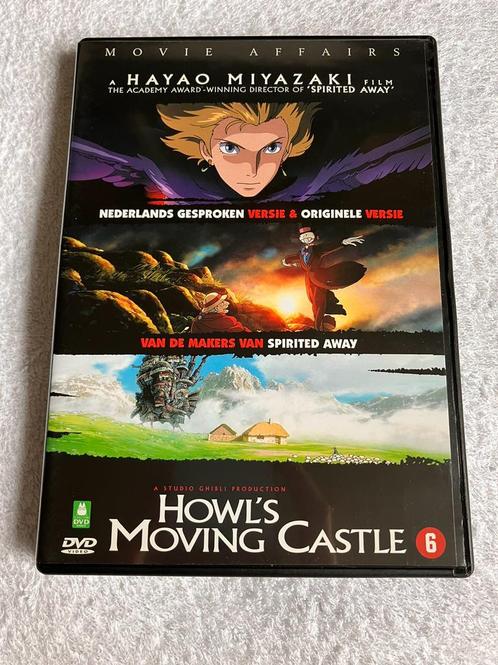 Howl’s Moving Castle (Studio Ghibli, DVD), Cd's en Dvd's, Dvd's | Tekenfilms en Animatie, Zo goed als nieuw, Anime (Japans), Tekenfilm