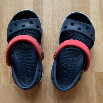 Crocs sandalen schoenen donkerblauw maat 7 (maat 23/24)