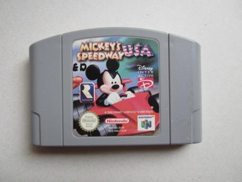 Mickey's Speedway Racing N64 Nintendo 64, Spelcomputers en Games, Games | Nintendo 64, Racen en Vliegen, Ophalen of Verzenden