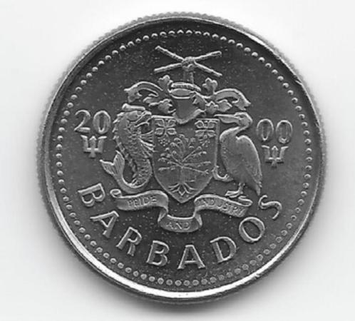 Barbados 10 cents 2000 KM# 12, Postzegels en Munten, Munten | Amerika, Losse munt, Midden-Amerika, Verzenden