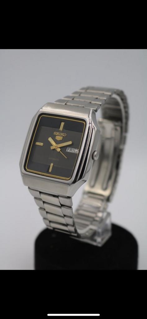 Vintage Seiko horloge, Sieraden, Tassen en Uiterlijk, Horloges | Antiek, Seiko, Staal, Ophalen of Verzenden