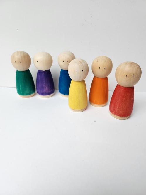 XL peggdolls basic met ogen, Kinderen en Baby's, Speelgoed | Houten speelgoed, Nieuw, Verzenden