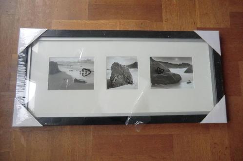 zwart houten fotolijst voor drie afbeeldingen - Ikea, Huis en Inrichting, Woonaccessoires | Lijsten, Nieuw, Minder dan 50 cm, 50 tot 75 cm