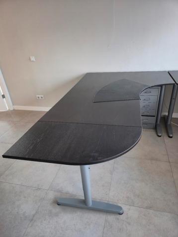 2x Ikea Galant bureau, donkerbruin, zie foto's! - afbeelding 2 2x Ikea Galant bureau, donkerbruin, zie foto's! - afbeelding 2