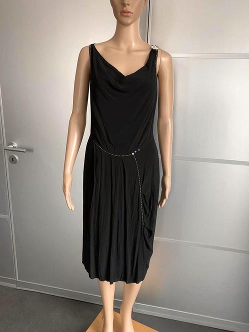 G143 Elisa Cavaletti maat 36/38=S/M jurk jurkje zwart, Kleding | Dames, Jurken, Zo goed als nieuw, Maat 38/40 (M), Zwart, Knielengte