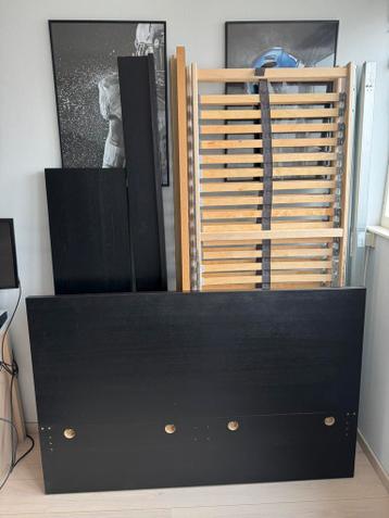 Bedframe Malm Ikea zwart - afbeelding 9 Bedframe Malm Ikea zwart - afbeelding 9