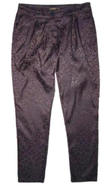 SUPERTRASH broek, pantalon, zwart/paars, Mt. 36