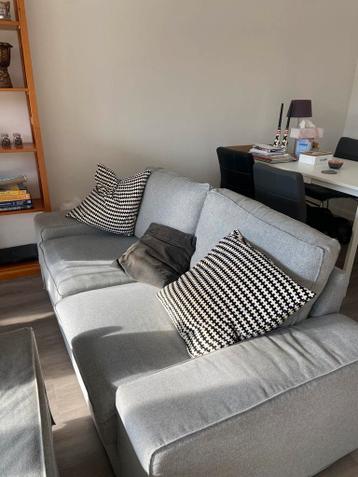 Twee grijze 2-zits banken (IKEA KIVIK) 190x95x83cm - afbeelding 6 Twee grijze 2-zits banken (IKEA KIVIK) 190x95x83cm - afbeelding 6